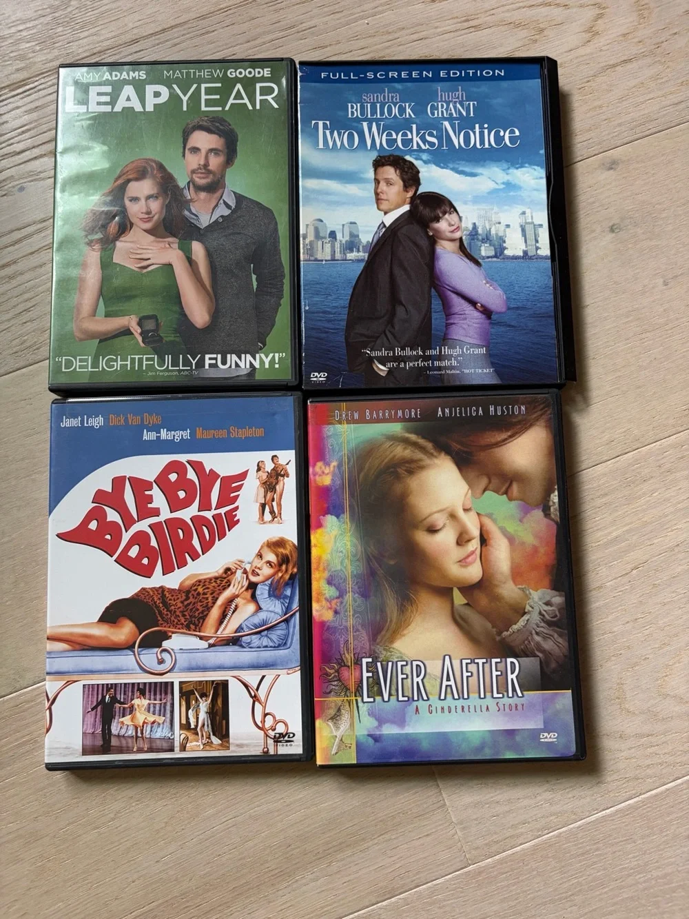 Bundle of 4 Assorted DVD Movies